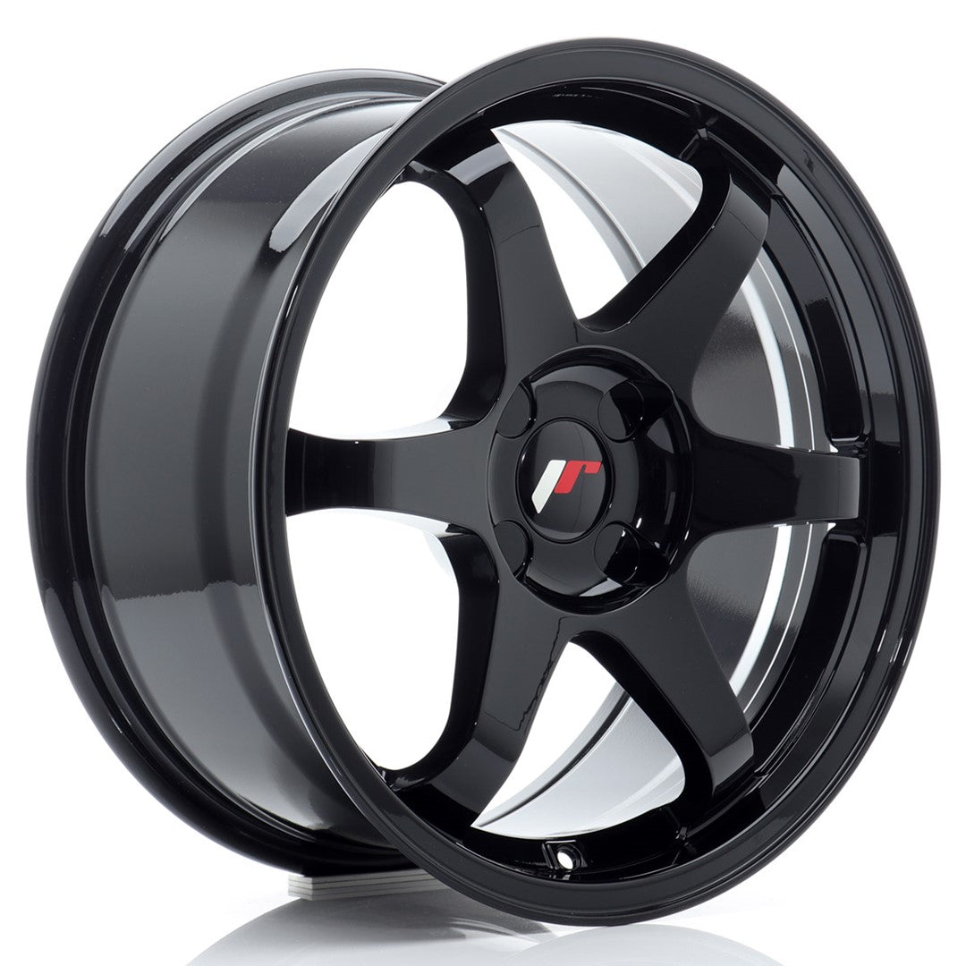 Japan Racing JR3 Alloy Wheel 17" x 8" ET20, 21, 22, 23, 24, 25, 26, 27, 28, 29, 30, 31, 32, 33, 34, 35 4x100, 4x108, 4x110, 4x114.3 - Black