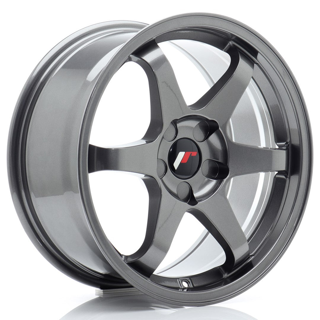 Japan Racing JR3 Alloy Wheel 17" x 8" ET20, 21, 22, 23, 24, 25, 26, 27, 28, 29, 30, 31, 32, 33, 34, 35 5x100, 5x105, 5x108, 5x110, 5x112, 5x114.3, 5x115, 5x118, 5x120 - Gun metal