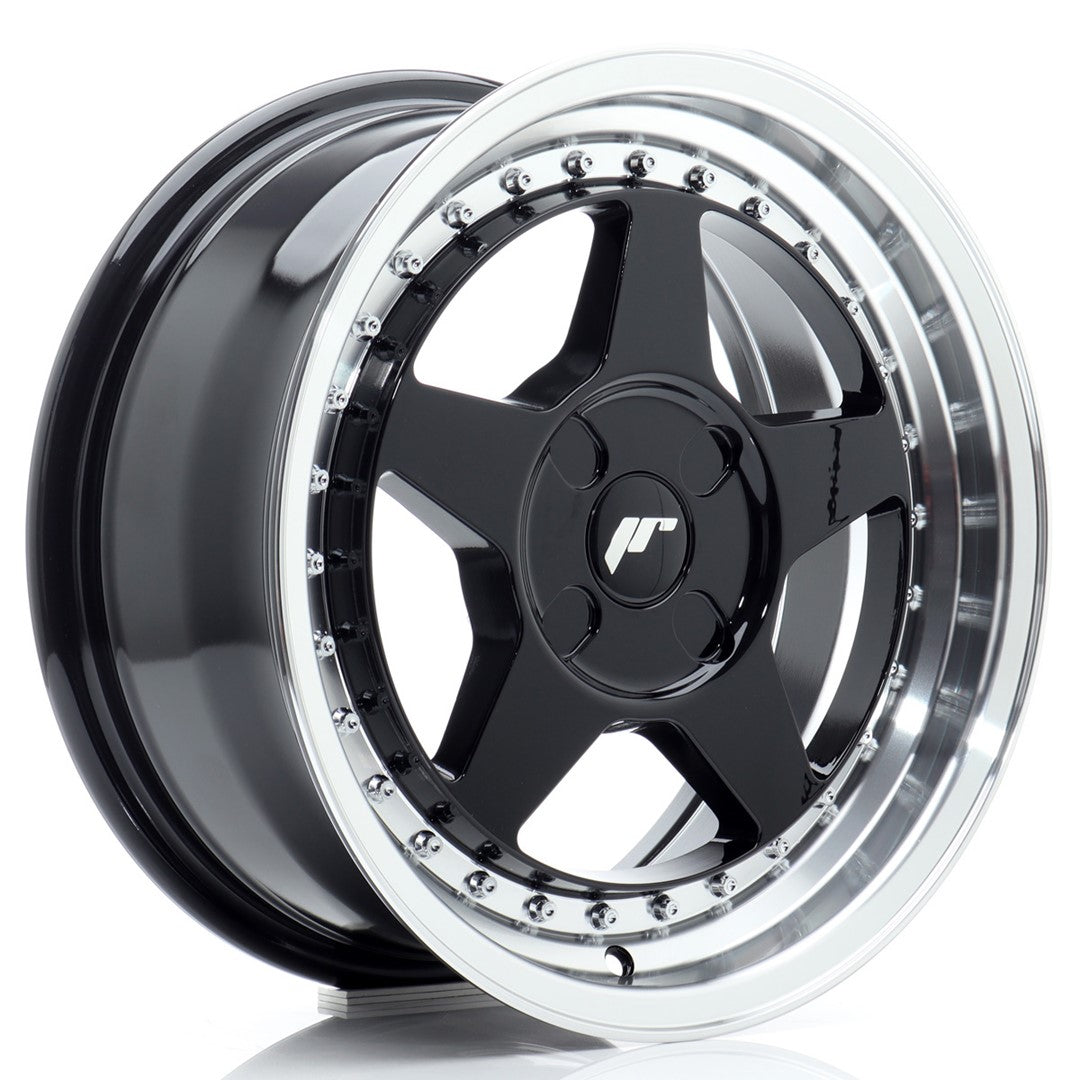 Japan Racing JR6 Alloy Wheel 16" x 7" ET20, 21, 22, 23, 24, 25, 26, 27, 28, 29, 30, 31, 32, 33, 34, 35 4x98, 4x100, 4x108, 4x110, 4x114.3 - Black