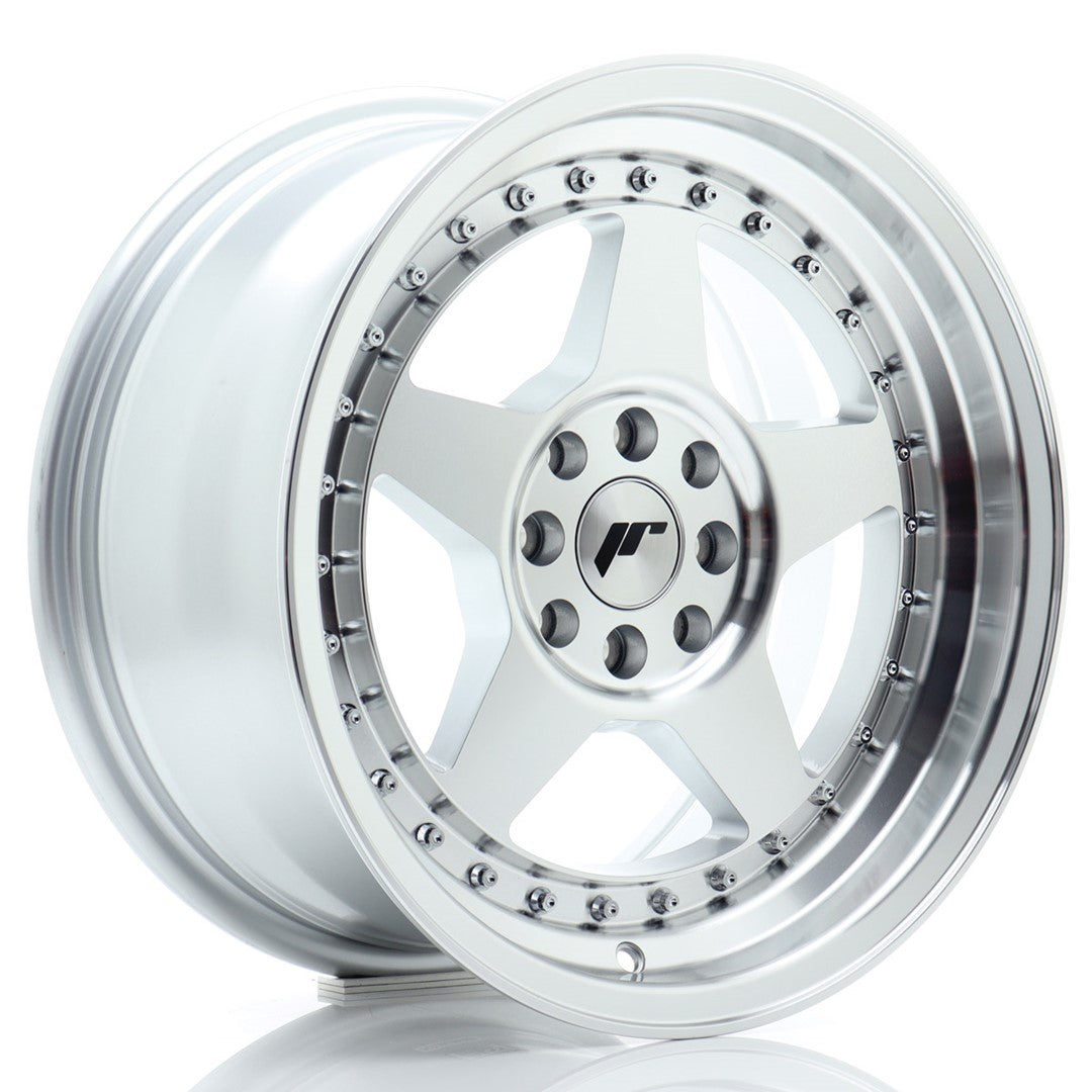 Japan Racing JR6 Alloy Wheel 16" x 8" ET25 4x100, 4x108 - Silver