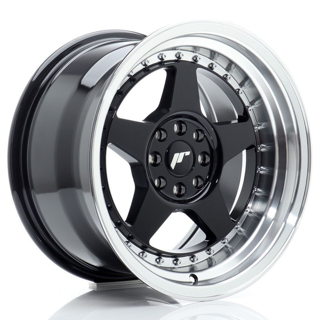 Japan Racing JR6 Alloy Wheel 16" x 9" ET20 4x100, 4x108 - Black
