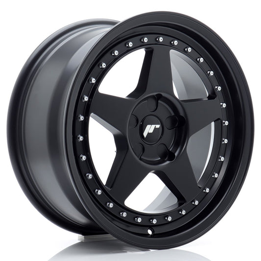 Japan Racing JR6 Alloy Wheel 17" x 8" ET20, 21, 22, 23, 24, 25, 26, 27, 28, 29, 30, 31, 32, 33, 34, 35 5x100, 5x105, 5x108, 5x110, 5x112, 5x114.3, 5x115, 5x118, 5x120 - Black