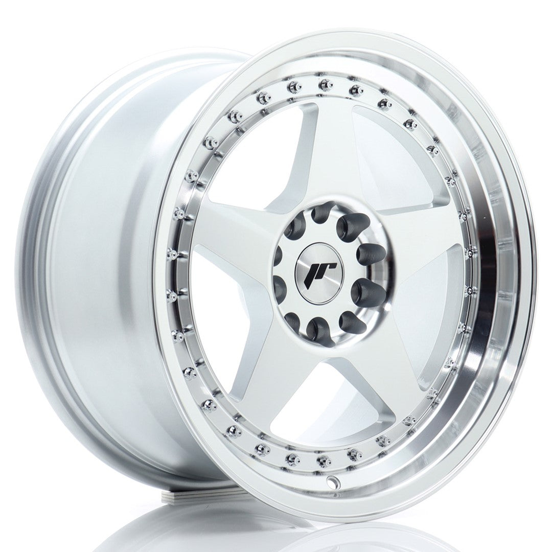 Japan Racing JR6 Alloy Wheel 17" x 9" ET25 5x114.3, 5x120 - Silver