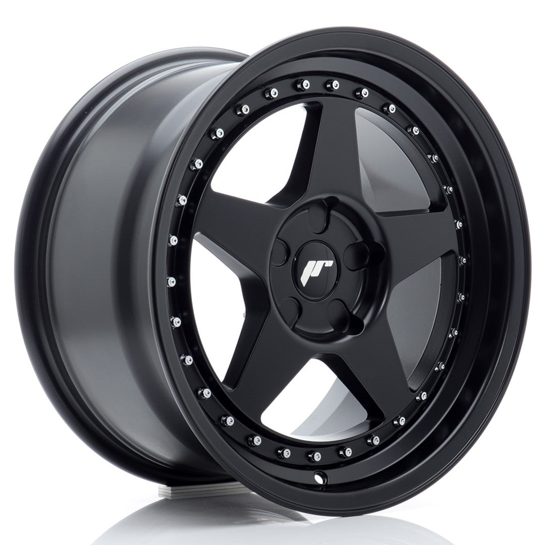 Japan Racing JR6 Alloy Wheel 17" x 9" ET20, 21, 22, 23, 24, 25, 26, 27, 28, 29, 30, 31, 32, 33, 34, 35 5x100, 5x105, 5x108, 5x110, 5x112, 5x114.3, 5x115, 5x118, 5x120 - Black