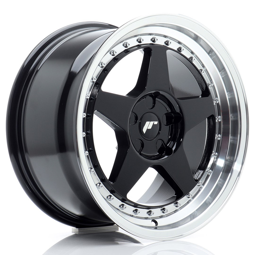 Japan Racing JR6 Alloy Wheel 17" x 9" ET20, 21, 22, 23, 24, 25, 26, 27, 28, 29, 30, 31, 32, 33, 34, 35 5x100, 5x105, 5x108, 5x110, 5x112, 5x114.3, 5x115, 5x118, 5x120 - Black