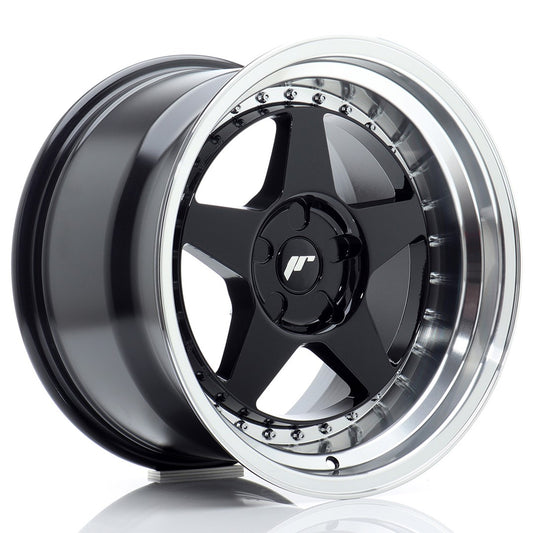 Japan Racing JR6 Alloy Wheel 17" x 10" ET0, 1, 2, 3, 4, 5, 6, 7, 8, 9, 10, 11, 12, 13, 14, 15, 16, 17, 18, 19, 20 5x100, 5x105, 5x108, 5x110, 5x112, 5x114.3, 5x115, 5x118, 5x120 - Black