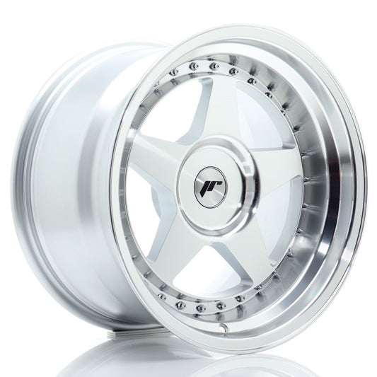 Japan Racing JR6 Alloy Wheel 17" x 10" ET0, 1, 2, 3, 4, 5, 6, 7, 8, 9, 10, 11, 12, 13, 14, 15, 16, 17, 18, 19, 20 3x112, 4x100, 4x108, 4x110, 4x114.3, 5x100, 5x105, 5x108, 5x110, 5x112, 5x114.3, 5x115, 5x118, 5x120 - Silver