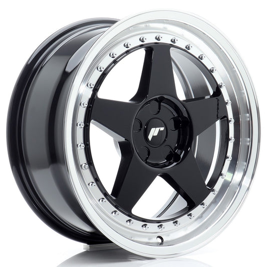 Japan Racing JR6 Alloy Wheel 18" x 8,5" ET20, 21, 22, 23, 24, 25, 26, 27, 28, 29, 30, 31, 32, 33, 34, 35, 36, 37, 38, 39, 40 5x100, 5x105, 5x108, 5x110, 5x112, 5x114.3, 5x115, 5x118, 5x120 - Black