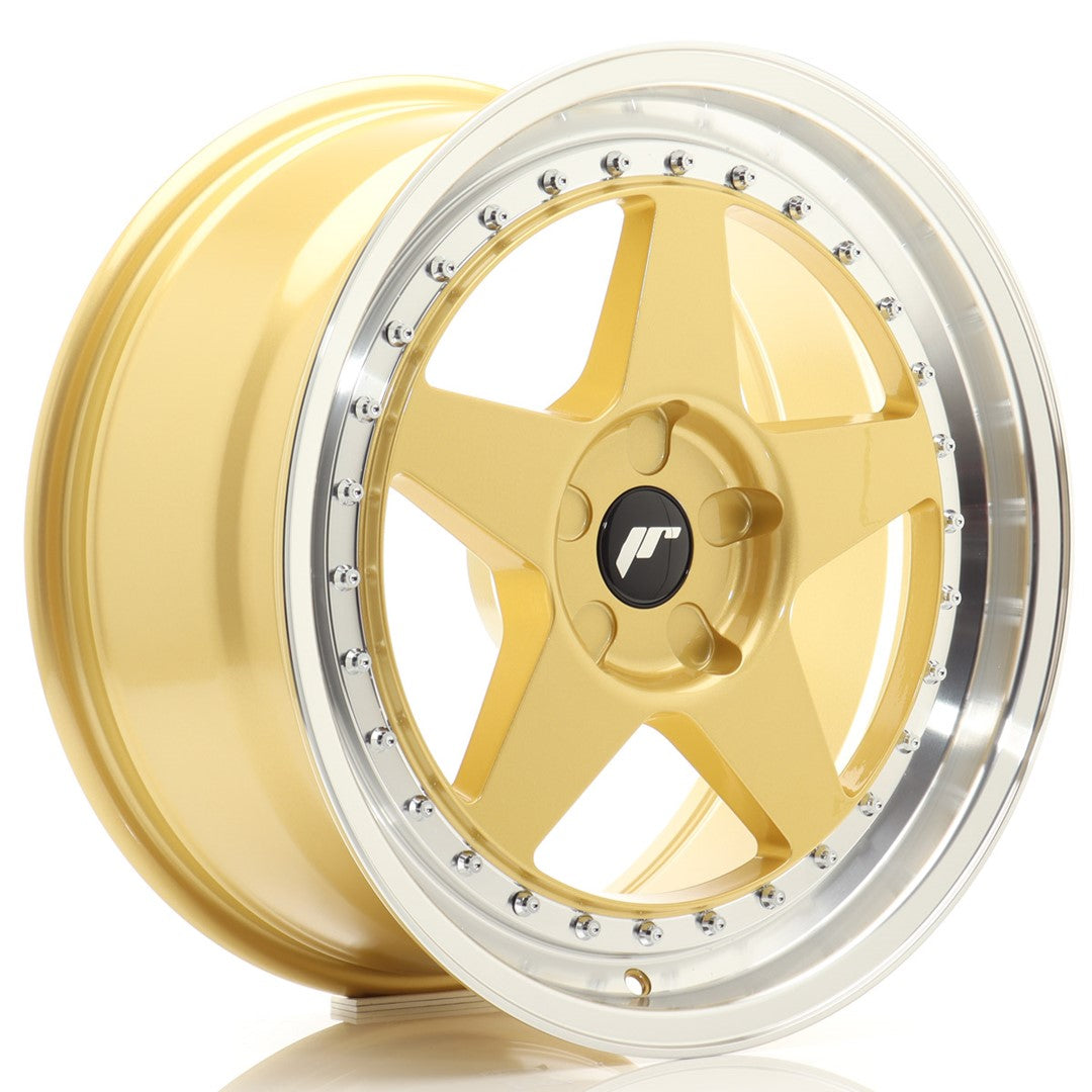 Japan Racing JR6 Alloy Wheel 18" x 8,5" ET20, 21, 22, 23, 24, 25, 26, 27, 28, 29, 30, 31, 32, 33, 34, 35, 36, 37, 38, 39, 40 5x100, 5x105, 5x108, 5x110, 5x112, 5x114.3, 5x115, 5x118, 5x120 - Gold