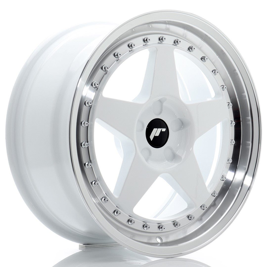 Japan Racing JR6 Alloy Wheel 18" x 8,5" ET20, 21, 22, 23, 24, 25, 26, 27, 28, 29, 30, 31, 32, 33, 34, 35, 36, 37, 38, 39, 40 5x100, 5x105, 5x108, 5x110, 5x112, 5x114.3, 5x115, 5x118, 5x120 - White