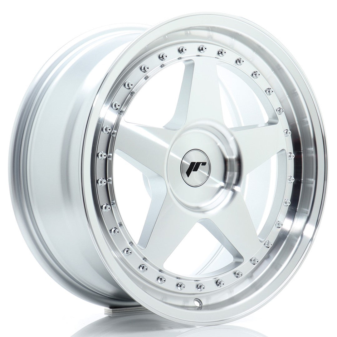 Japan Racing JR6 Alloy Wheel 18" x 8,5" ET20, 21, 22, 23, 24, 25, 26, 27, 28, 29, 30, 31, 32, 33, 34, 35, 36, 37, 38, 39, 40 3x112, 4x100, 4x108, 4x110, 4x114.3, 5x100, 5x105, 5x108, 5x110, 5x112, 5x114.3, 5x115, 5x118, 5x120 - Silver