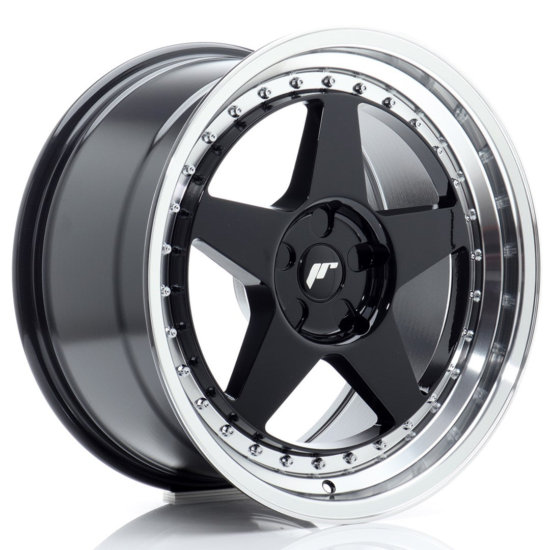 Japan Racing JR6 Alloy Wheel 18" x 9,5" ET20, 21, 22, 23, 24, 25, 26, 27, 28, 29, 30, 31, 32, 33, 34, 35, 36, 37, 38, 39, 40 5x100, 5x105, 5x108, 5x110, 5x112, 5x114.3, 5x115, 5x118, 5x120 - Black