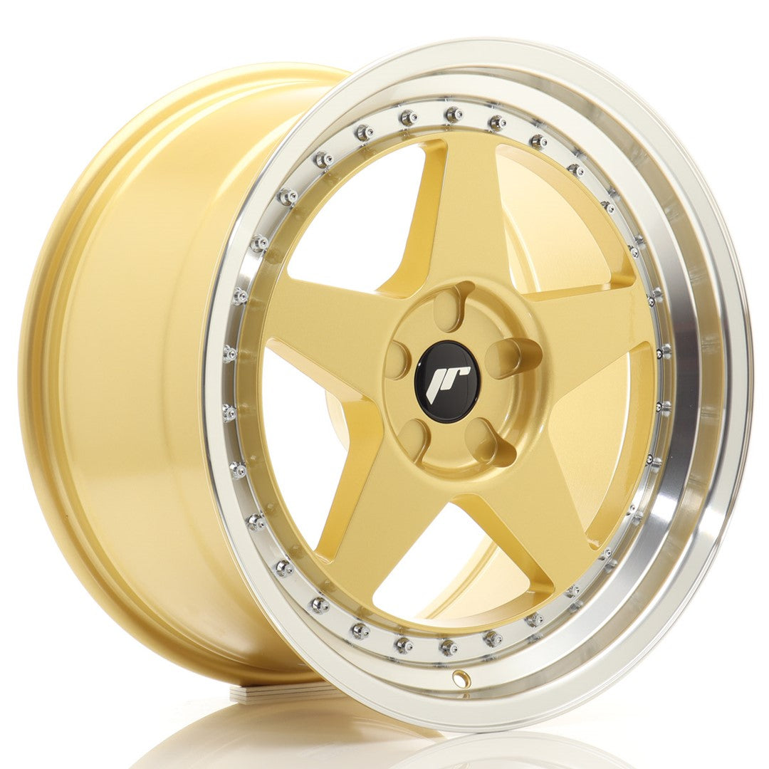 Japan Racing JR6 Alloy Wheel 18" x 9,5" ET20, 21, 22, 23, 24, 25, 26, 27, 28, 29, 30, 31, 32, 33, 34, 35, 36, 37, 38, 39, 40 5x100, 5x105, 5x108, 5x110, 5x112, 5x114.3, 5x115, 5x118, 5x120 - Gold