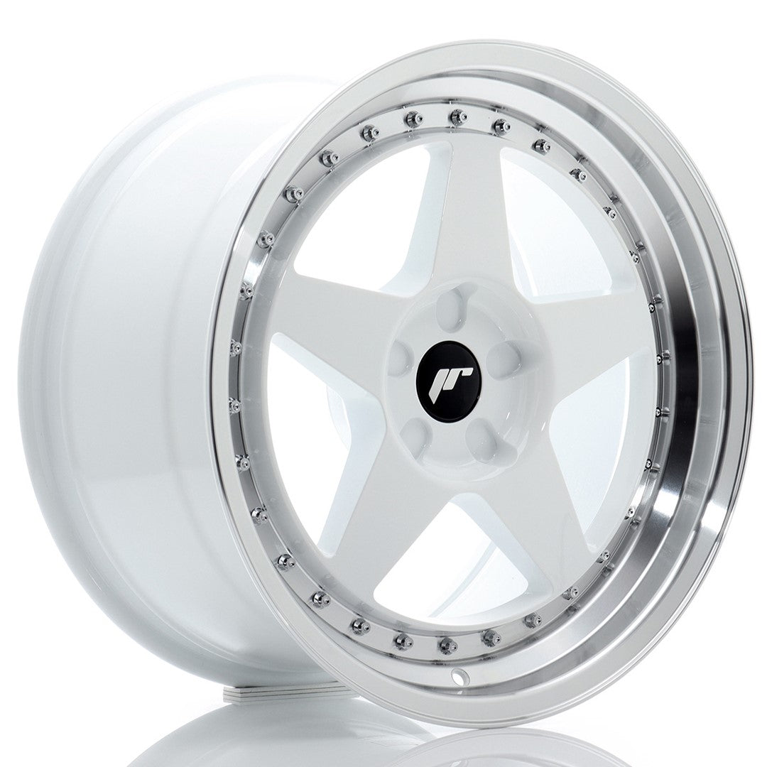 Japan Racing JR6 Alloy Wheel 18" x 9,5" ET20, 21, 22, 23, 24, 25, 26, 27, 28, 29, 30, 31, 32, 33, 34, 35, 36, 37, 38, 39, 40 5x100, 5x105, 5x108, 5x110, 5x112, 5x114.3, 5x115, 5x118, 5x120 - White