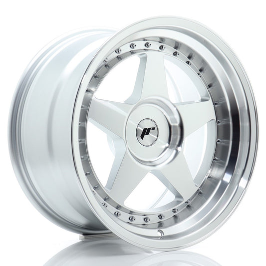 Japan Racing JR6 Alloy Wheel 18" x 10" ET0, 1, 2, 3, 4, 5, 6, 7, 8, 9, 10, 11, 12, 13, 14, 15, 16, 17, 18, 19, 20, 21, 22, 23, 24, 25 3x112, 4x100, 4x108, 4x110, 4x114.3, 5x100, 5x105, 5x108, 5x110, 5x112, 5x114.3, 5x115, 5x118, 5x120 - Silver