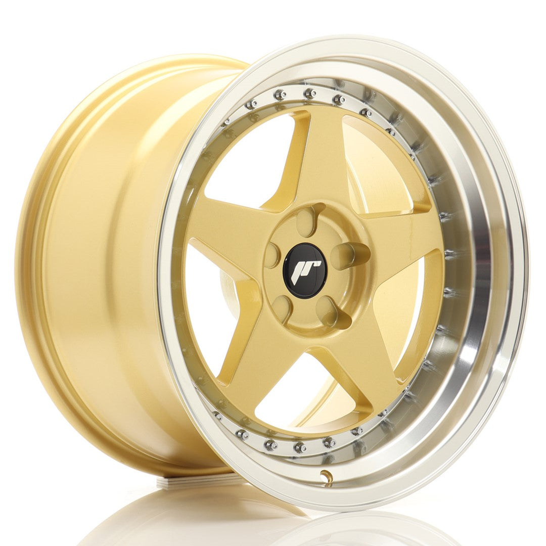 Japan Racing JR6 Alloy Wheel 18" x 10,5" ET0, 1, 2, 3, 4, 5, 6, 7, 8, 9, 10, 11, 12, 13, 14, 15, 16, 17, 18, 19, 20, 21, 22, 23, 24, 25 5x100, 5x105, 5x108, 5x110, 5x112, 5x114.3, 5x115, 5x118, 5x120 - Gold