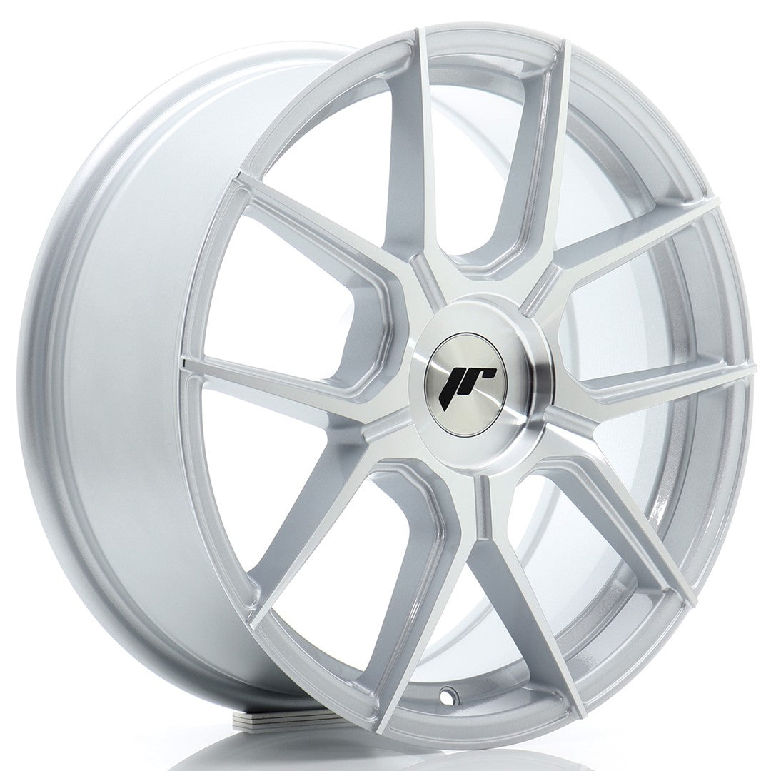 Japan Racing JR30 Alloy Wheel 17" x 7" ET20, 21, 22, 23, 24, 25, 26, 27, 28, 29, 30, 31, 32, 33, 34, 35, 36, 37, 38, 39, 40 4x100, 4x108, 4x110, 4x114.3, 5x100, 5x105, 5x108, 5x110, 5x112, 5x114.3, 5x115, 5x118, 5x120 - Silver