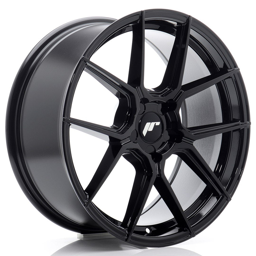 Japan Racing JR30 Alloy Wheel 18" x 8,5" ET20, 21, 22, 23, 24, 25, 26, 27, 28, 29, 30, 31, 32, 33, 34, 35, 36, 37, 38, 39, 40, 41, 42, 43, 44, 45 4x100, 4x108, 4x110, 4x114.3, 5x100, 5x105, 5x108, 5x110, 5x112, 5x114.3, 5x115, 5x118, 5x120 - Black