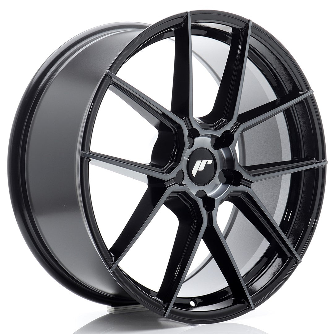 Japan Racing JR30 Alloy Wheel 20" x 8" ET20, 21, 22, 23, 24, 25, 26, 27, 28, 29, 30, 31, 32, 33, 34, 35, 36, 37, 38, 39, 40 5x108, 5x110, 5x112, 5x114.3, 5x115, 5x118, 5x120, 5x120.65, 5x127, 5x130 - Black