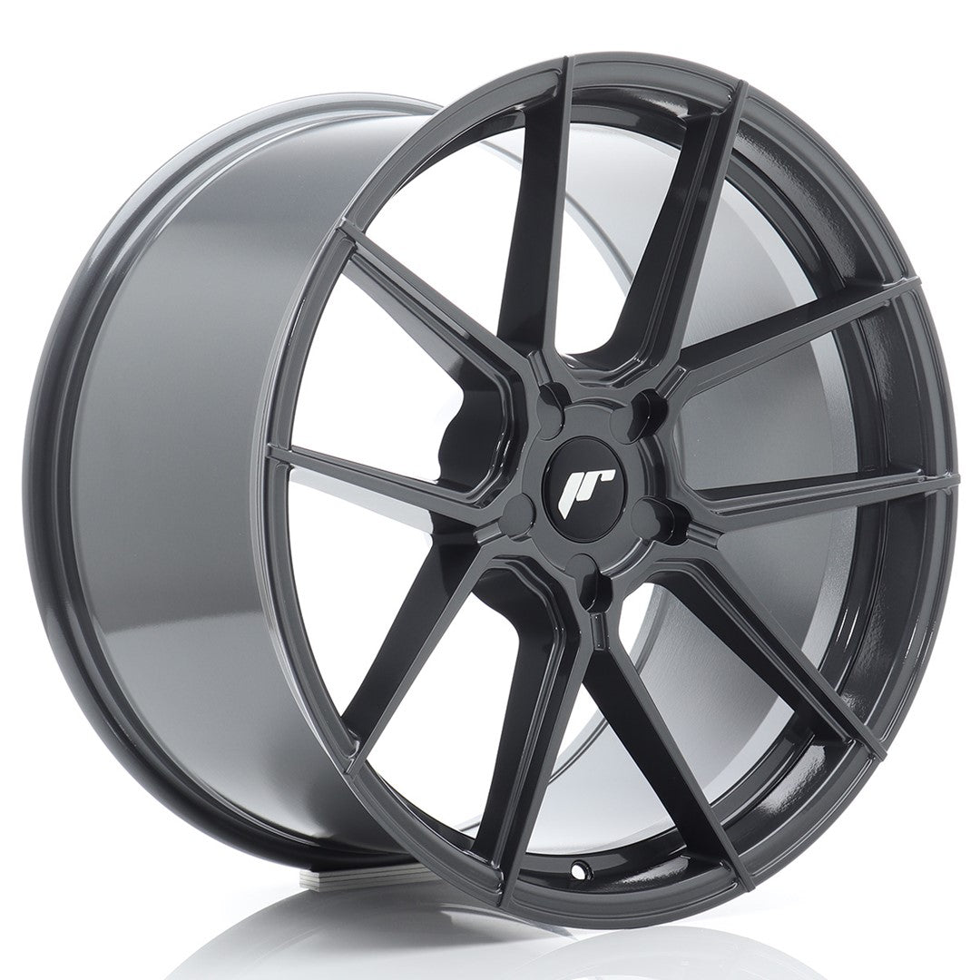 Japan Racing JR30 Alloy Wheel 20" x 10" ET20, 21, 22, 23, 24, 25, 26, 27, 28, 29, 30, 31, 32, 33, 34, 35, 36, 37, 38, 39, 40, 41, 42, 43, 44, 45, 46, 47, 48 5x108, 5x110, 5x112, 5x114.3, 5x115, 5x118, 5x120, 5x120.65, 5x127, 5x130 - Hyper Gray