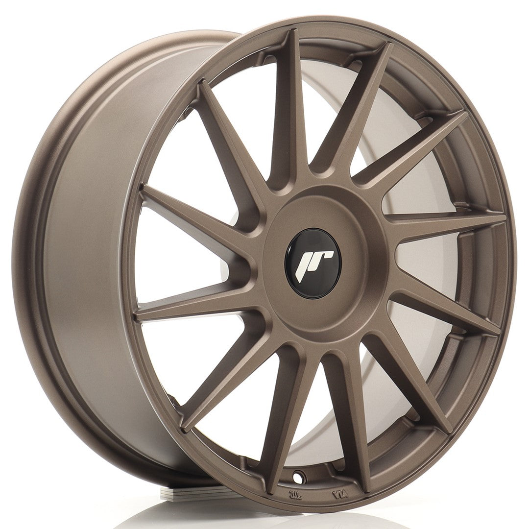 Japan Racing JR22 Alloy Wheel 17" x 7" ET20, 21, 22, 23, 24, 25, 26, 27, 28, 29, 30, 31, 32, 33, 34, 35, 36, 37, 38, 39, 40 3x112, 4x100, 4x108, 4x110, 4x114.3, 5x100, 5x105, 5x108, 5x110, 5x112, 5x114.3, 5x115, 5x118, 5x120 - Bronze