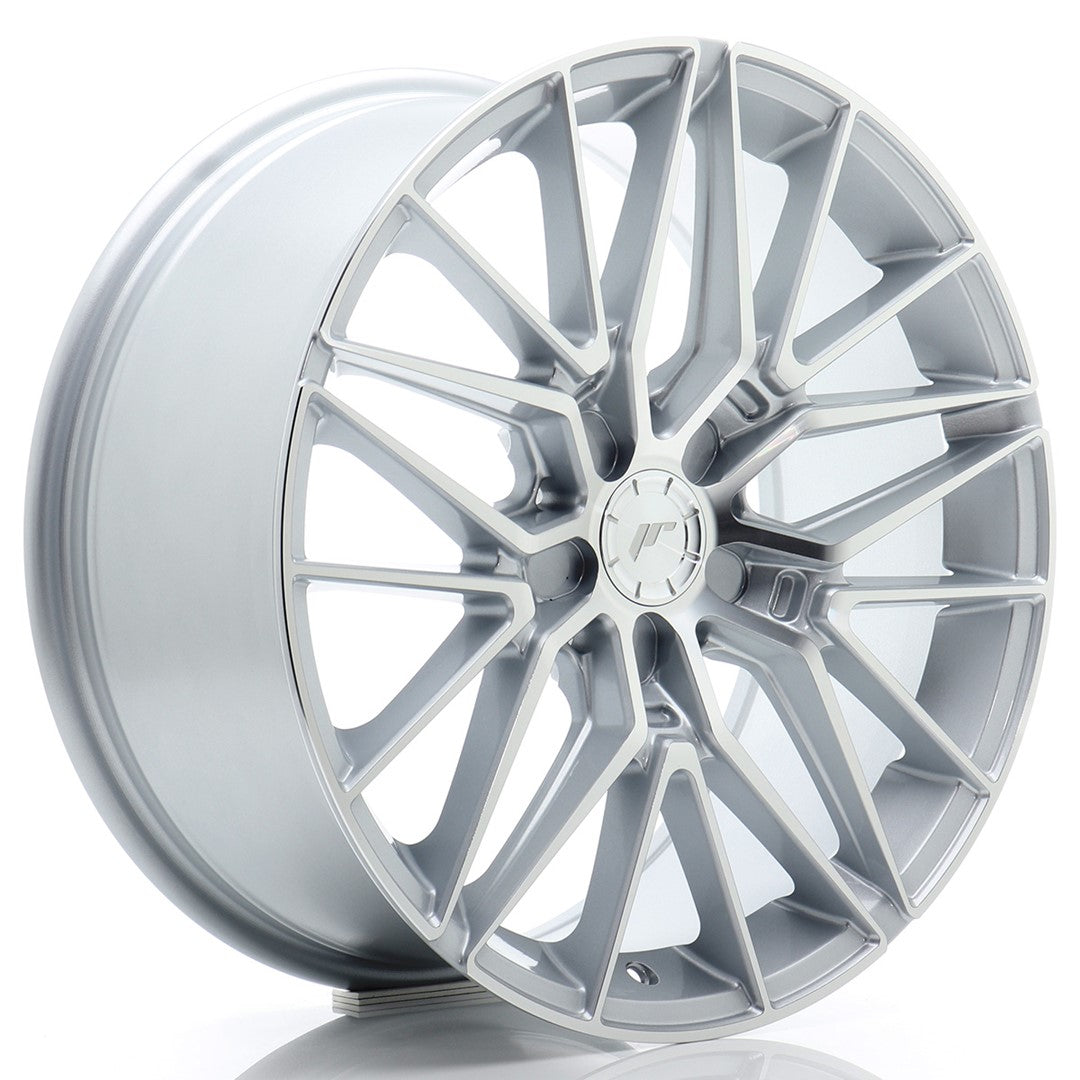 Japan Racing JR38 Alloy Wheel 18" x 8" ET20, 21, 22, 23, 24, 25, 26, 27, 28, 29, 30, 31, 32, 33, 34, 35, 36, 37, 38, 39, 40, 41, 42, 43, 44, 45 5x100, 5x105, 5x108, 5x110, 5x112, 5x114.3, 5x115, 5x118, 5x120 - Silver