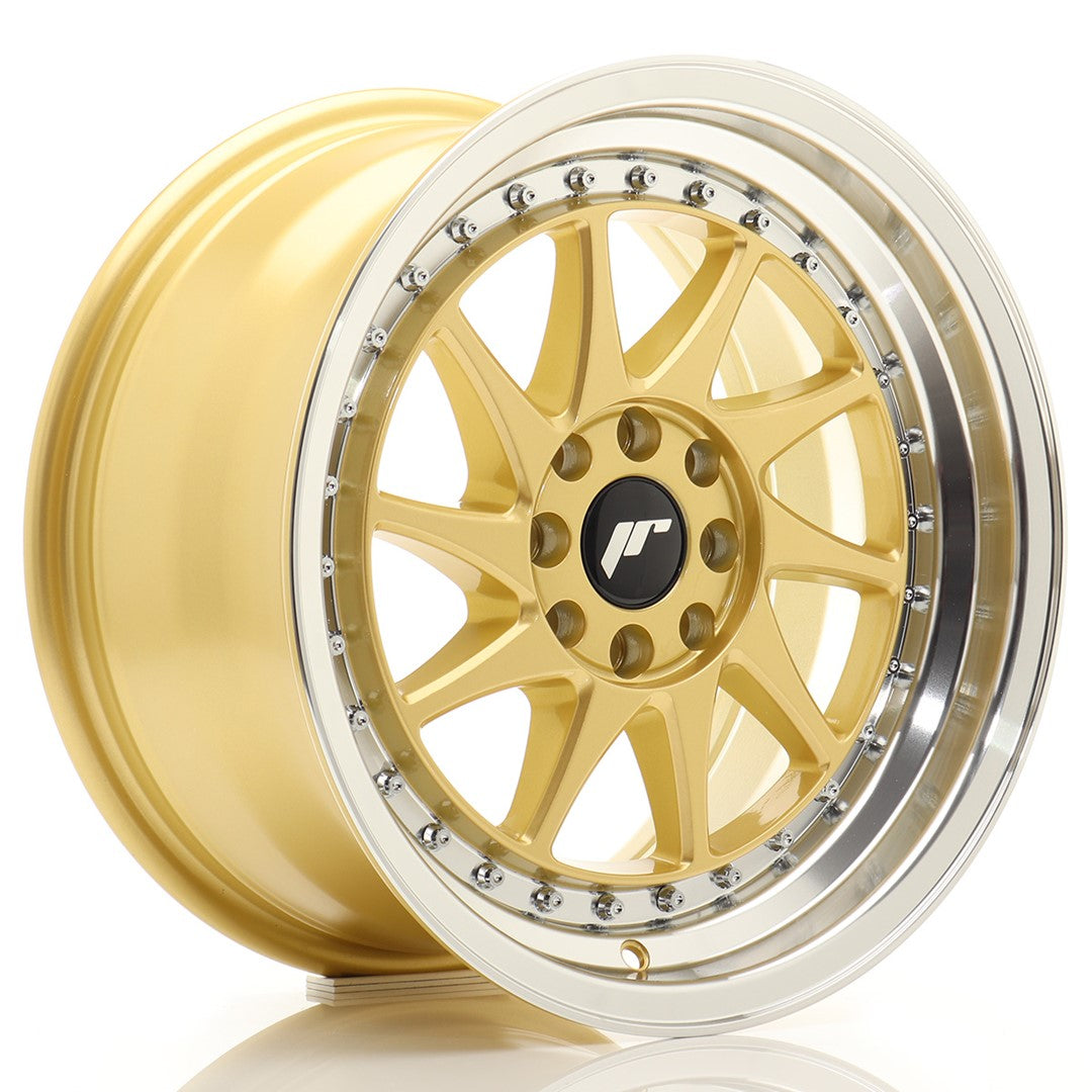 Japan Racing JR26 Alloy Wheel 16" x 8" ET25 4x100, 4x108 - Gold
