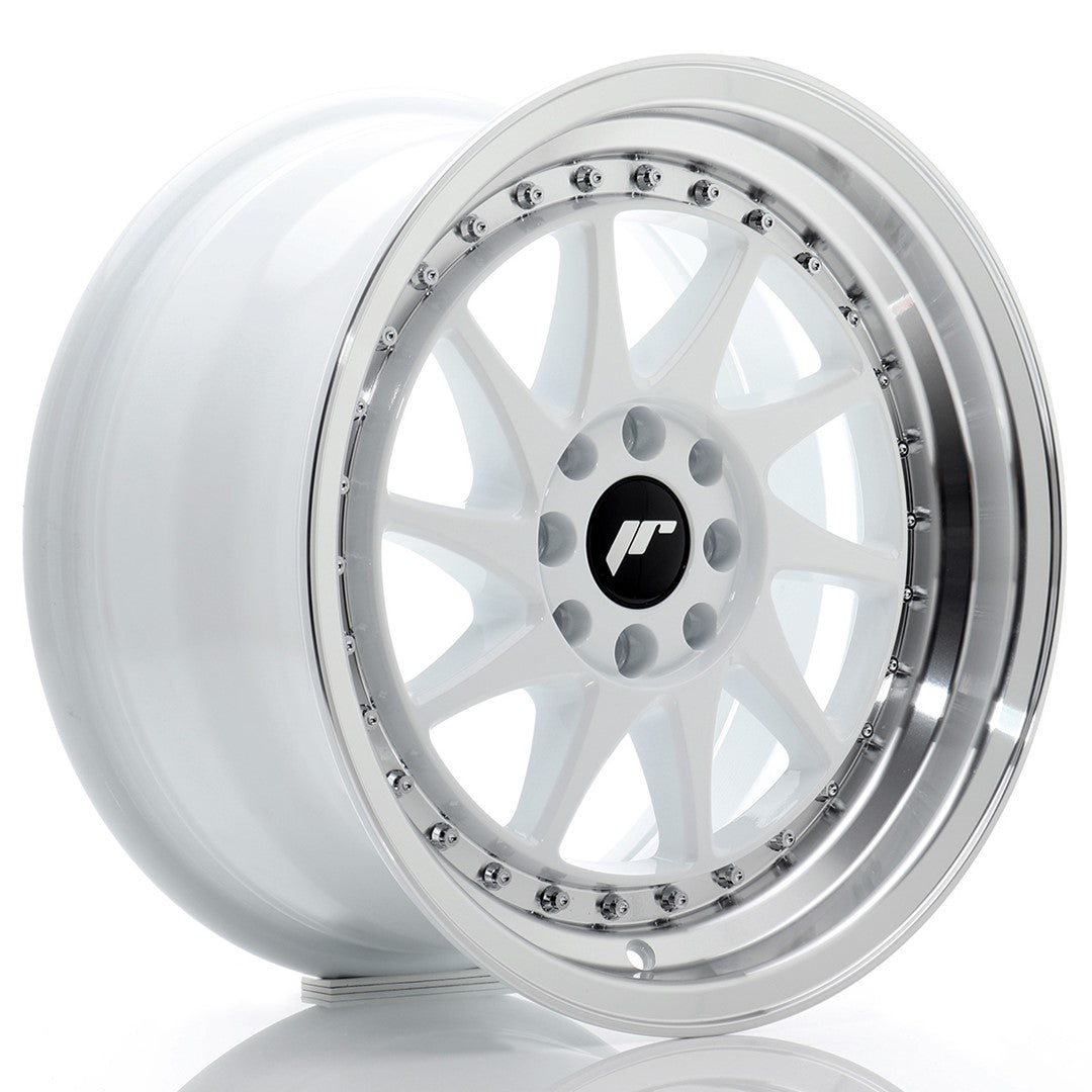 Japan Racing JR26 Alloy Wheel 16" x 8" ET25 4x100, 4x108 - White