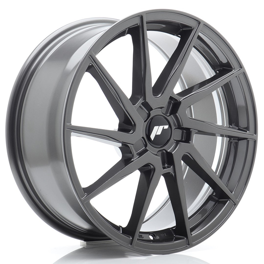 Japan Racing JR36 Alloy Wheel 18" x 8" ET20, 21, 22, 23, 24, 25, 26, 27, 28, 29, 30, 31, 32, 33, 34, 35, 36, 37, 38, 39, 40, 41, 42, 43, 44, 45 5x100, 5x105, 5x108, 5x110, 5x112, 5x114.3, 5x115, 5x118, 5x120 - Hyper Gray