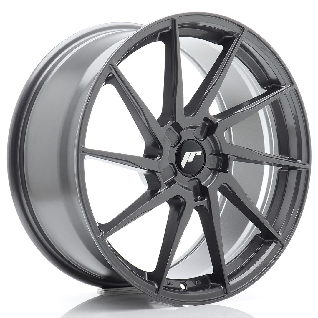 Japan Racing JR36 Alloy Wheel 19" x 8,5" ET20, 21, 22, 23, 24, 25, 26, 27, 28, 29, 30, 31, 32, 33, 34, 35, 36, 37, 38, 39, 40, 41, 42, 43, 44, 45 5x100, 5x105, 5x108, 5x110, 5x112, 5x114.3, 5x115, 5x118, 5x120 - Hyper Gray