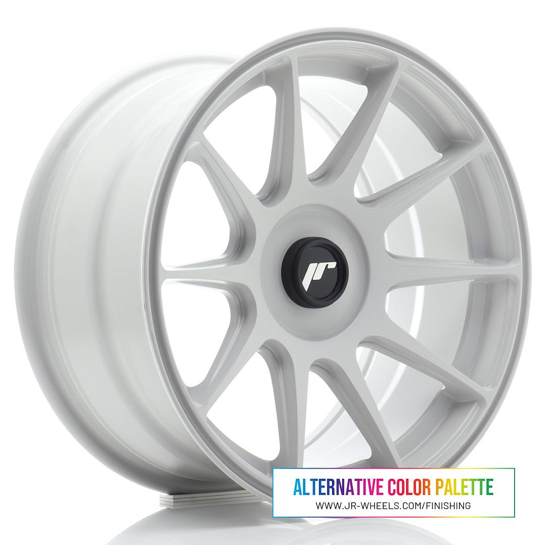 Japan Racing JR11 Alloy Wheel 16" x 8" ET25 3x112, 4x100, 4x108, 4x110, 4x114.3, 5x100, 5x105, 5x108, 5x110, 5x112, 5x114.3 - Custom Finish