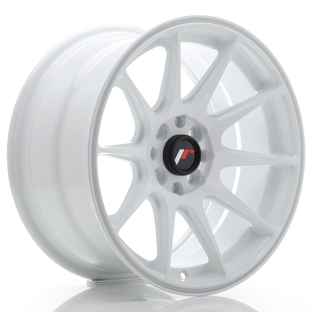 Japan Racing JR11 Alloy Wheel 16" x 8" ET25 4x100, 4x108 - White