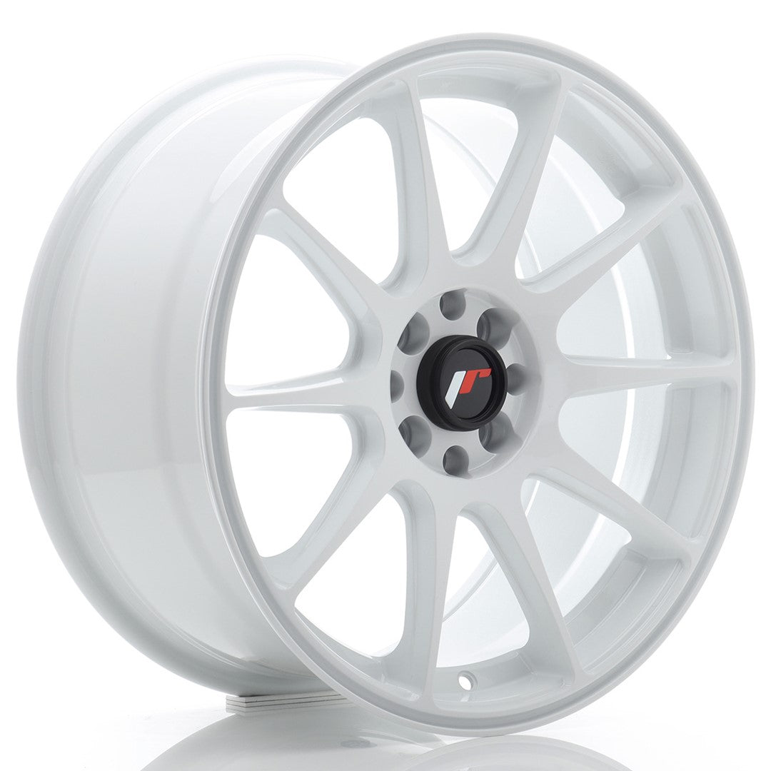 Japan Racing JR11 Alloy Wheel 17" x 8" ET25 4x100, 4x108 - White