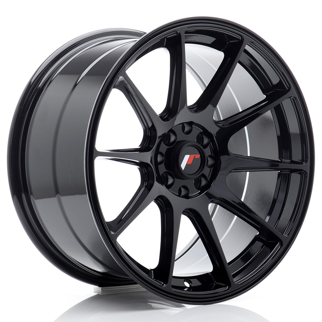 Japan Racing JR11 Alloy Wheel 17" x 9" ET25 4x100, 4x108 - Black