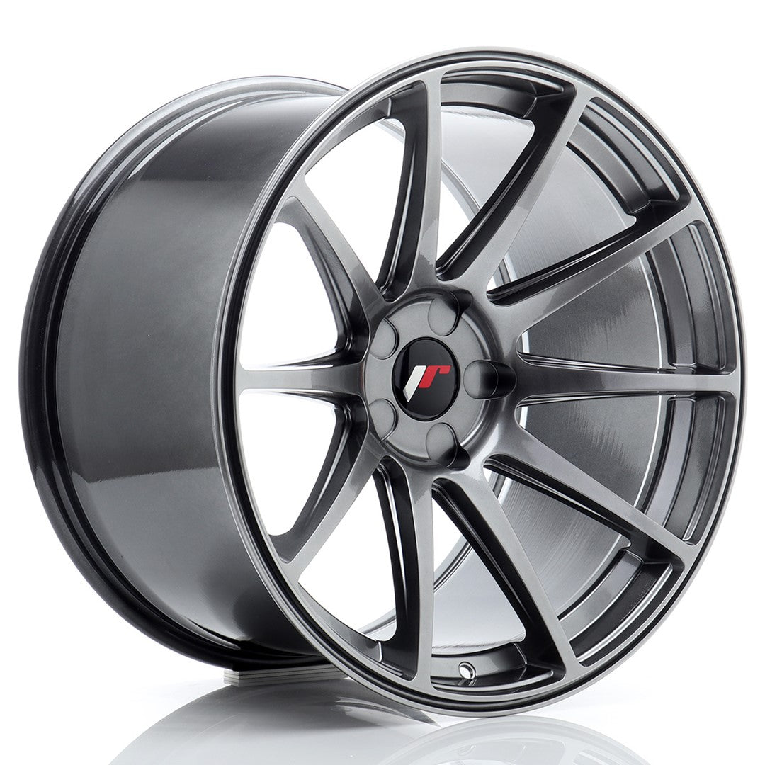 Japan Racing JR11 Alloy Wheel 19" x 11" ET15, 16, 17, 18, 19, 20, 21, 22, 23, 24, 25 5x100, 5x105, 5x108, 5x110, 5x112, 5x114.3, 5x115, 5x118, 5x120 - Hyper Black