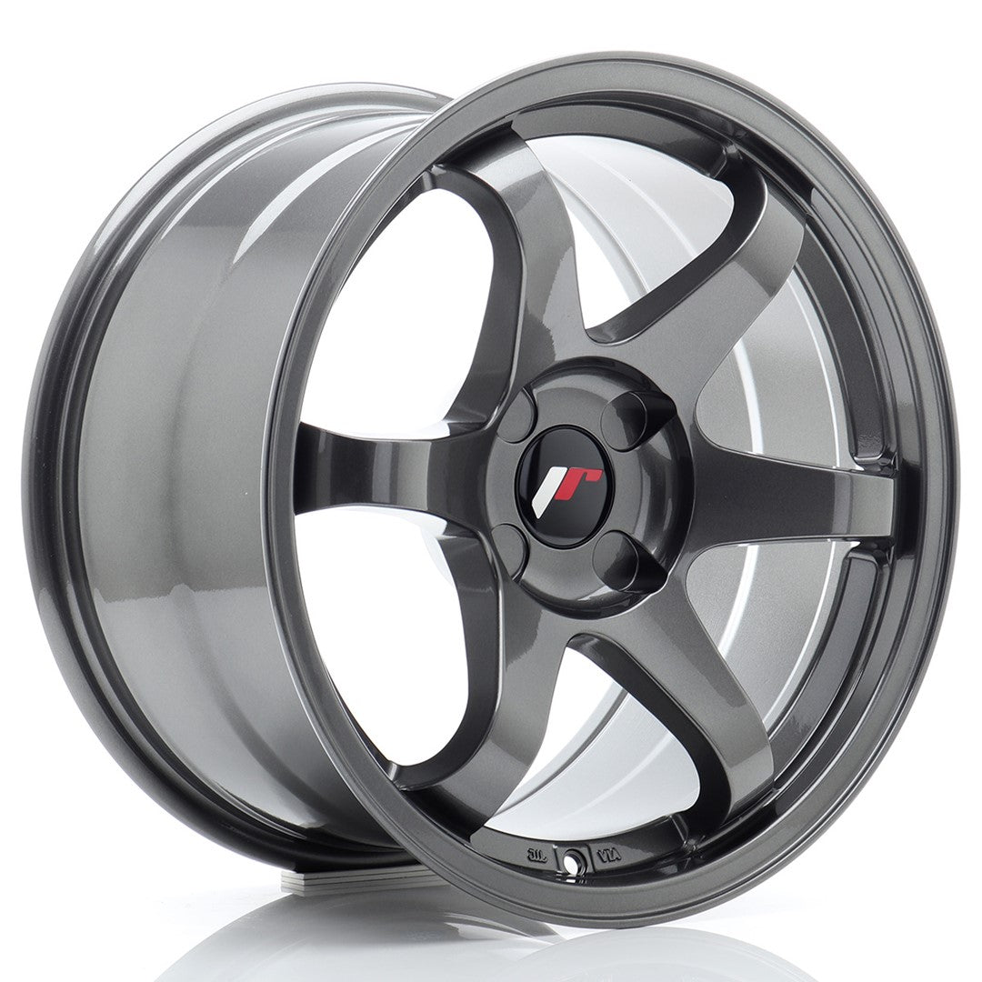 Japan Racing JR3 Alloy Wheel 17" x 9" ET20, 21, 22, 23, 24, 25, 26, 27, 28, 29, 30, 31, 32, 33, 34, 35 4x100, 4x108, 4x110, 4x114.3 - Gun metal