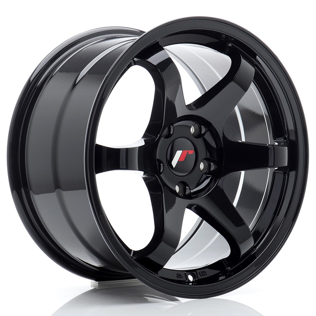 Japan Racing JR3 Alloy Wheel 17" x 9" ET35 5x114.3 - Black