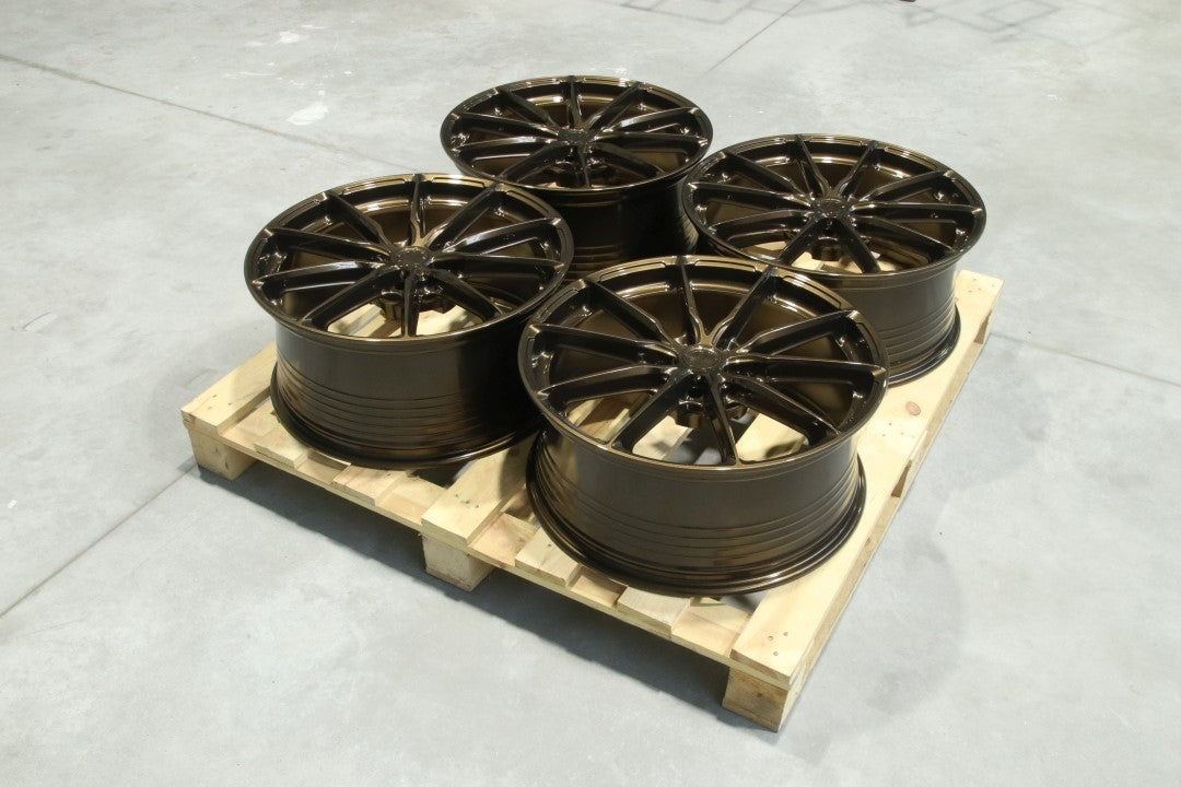 Japan Racing Complete Sets Alloy Wheel 21" x 9,5";9" ET35 5x112 - Bronze