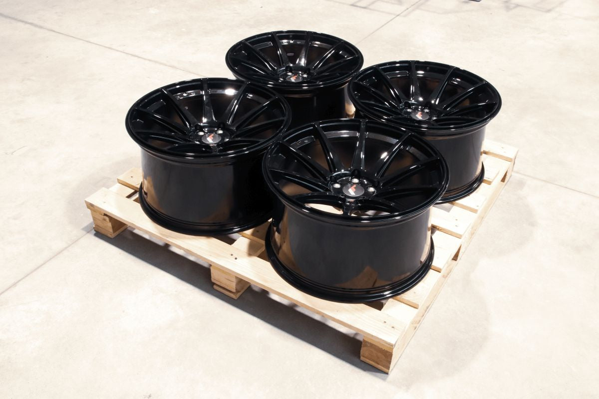 Japan Racing Complete Sets Alloy Wheel 20" x 11" ET20 5x112 - Black