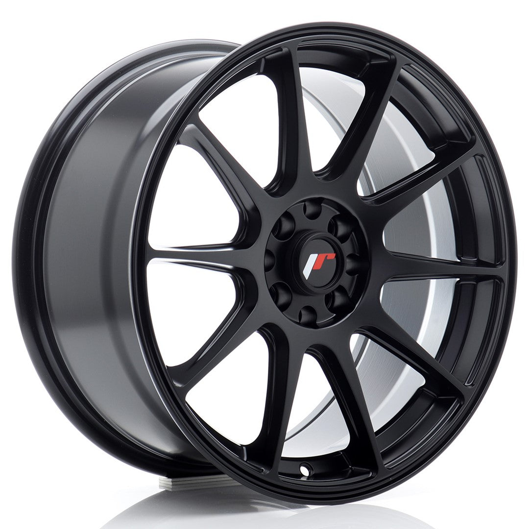 Japan Racing JR11 Alloy Wheel 17" x 8" ET25 4x100, 4x108 - Black