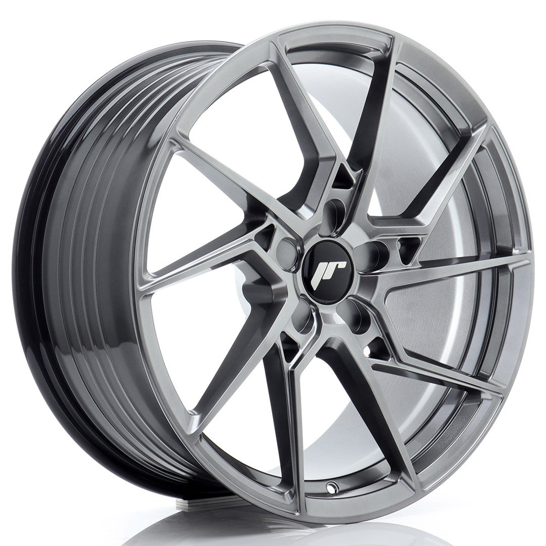 Japan Racing JR33 Alloy Wheel 19" x 8,5" ET20, 21, 22, 23, 24, 25, 26, 27, 28, 29, 30, 31, 32, 33, 34, 35, 36, 37, 38, 39, 40, 41, 42, 43, 44, 45 5x100, 5x105, 5x108, 5x110, 5x112, 5x114.3, 5x115, 5x118, 5x120, 5x120.65, 5x127, 5x130 - Hyper Black