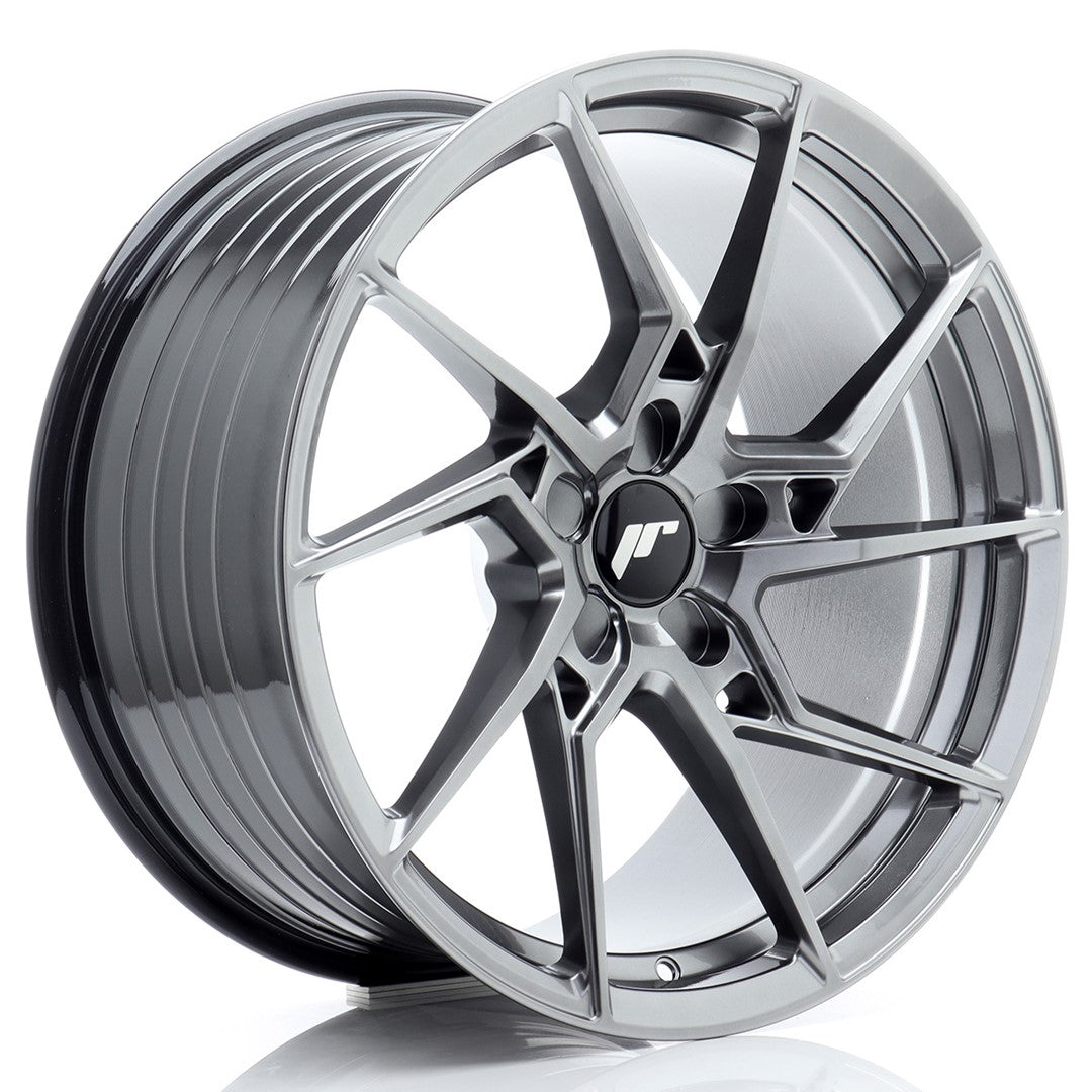 Japan Racing JR33 Alloy Wheel 19" x 9,5" ET20, 21, 22, 23, 24, 25, 26, 27, 28, 29, 30, 31, 32, 33, 34, 35, 36, 37, 38, 39, 40, 41, 42, 43, 44, 45 5x100, 5x105, 5x108, 5x110, 5x112, 5x114.3, 5x115, 5x118, 5x120, 5x120.65, 5x127, 5x130 - Hyper Black