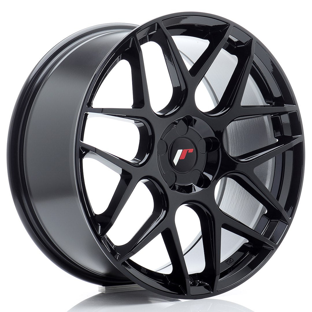 Japan Racing JR18 Alloy Wheel 19" x 8,5" ET20, 21, 22, 23, 24, 25, 26, 27, 28, 29, 30, 31, 32, 33, 34, 35, 36, 37, 38, 39, 40, 41, 42, 43, 44, 45 5x100, 5x105, 5x108, 5x110, 5x112, 5x114.3, 5x115, 5x118, 5x120 - Black