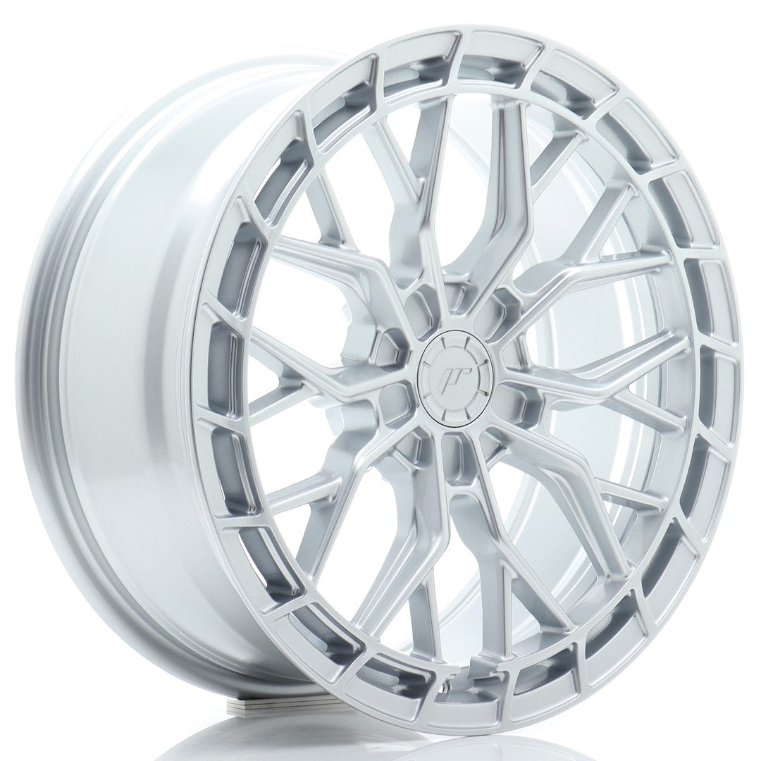 Japan Racing JR48 Alloy Wheel 18" x 8" ET20, 21, 22, 23, 24, 25, 26, 27, 28, 29, 30, 31, 32, 33, 34, 35, 36, 37, 38, 39, 40, 41, 42, 43, 44, 45 5x100, 5x105, 5x108, 5x110, 5x112, 5x114.3, 5x115, 5x118, 5x120 - Silver