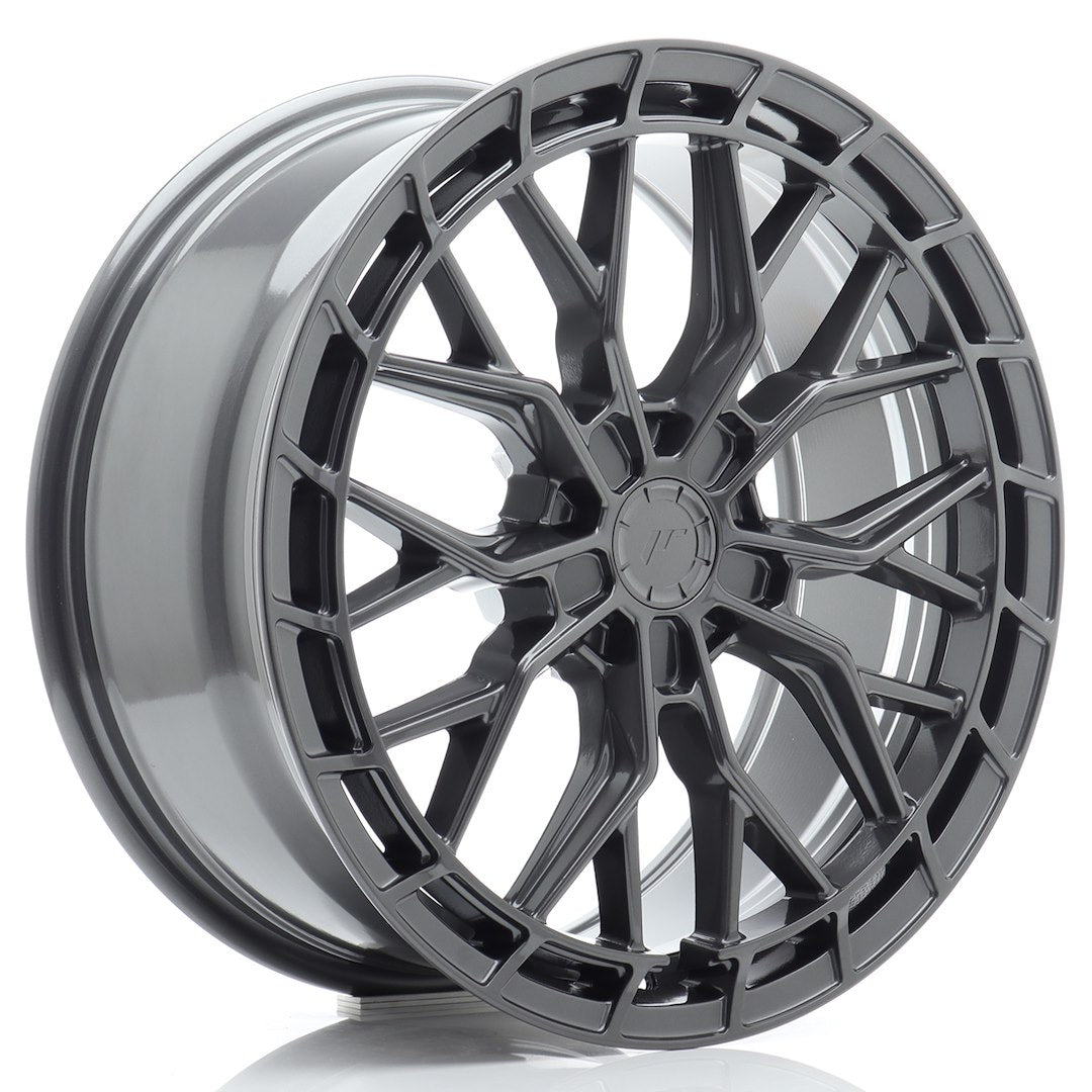 Japan Racing JR48 Alloy Wheel 19" x 8,5" ET20, 21, 22, 23, 24, 25, 26, 27, 28, 29, 30, 31, 32, 33, 34, 35, 36, 37, 38, 39, 40, 41, 42, 43, 44, 45 5x100, 5x105, 5x108, 5x110, 5x112, 5x114.3, 5x115, 5x118, 5x120 - Hyper Gray