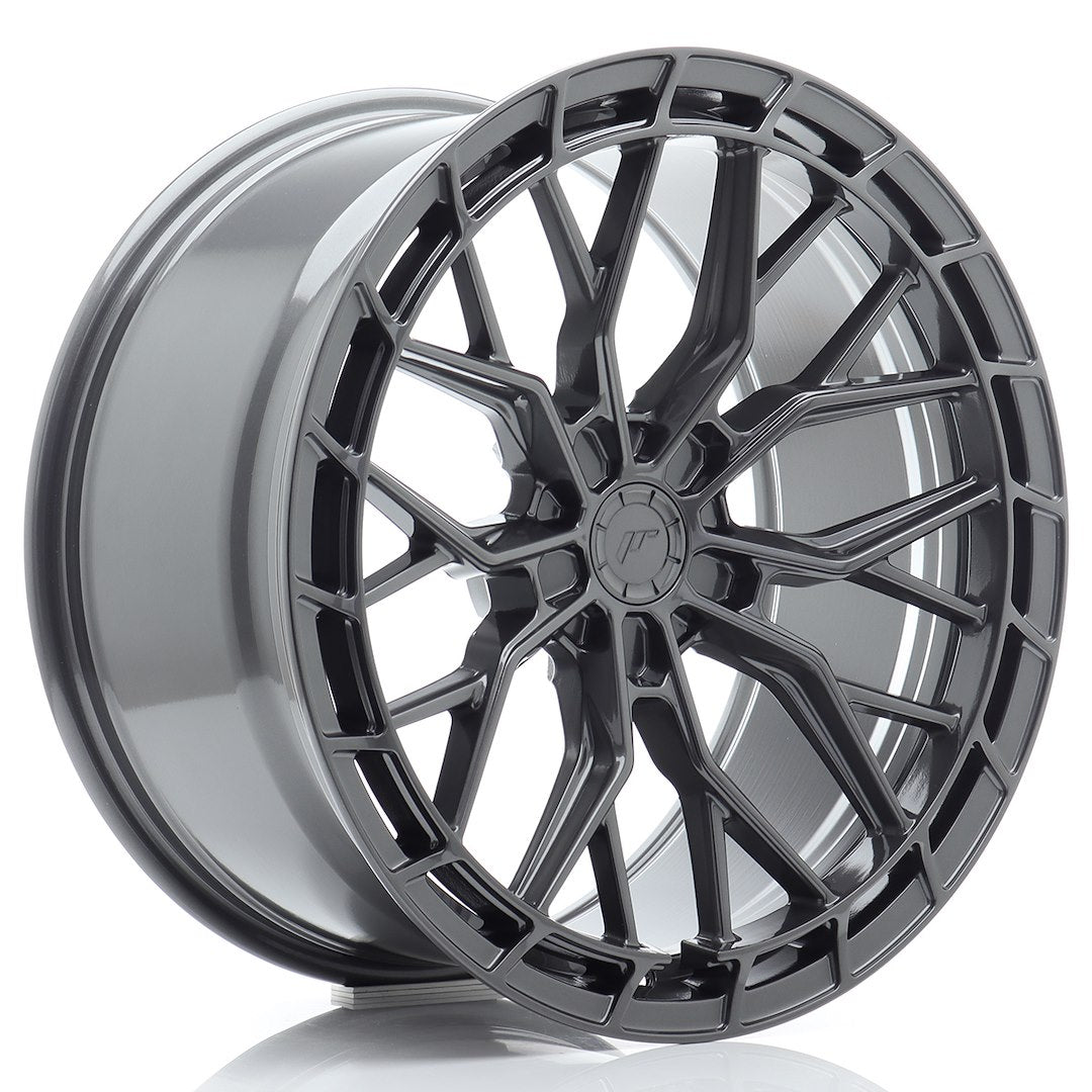 Japan Racing JR48 Alloy Wheel 20" x 10" ET20, 21, 22, 23, 24, 25, 26, 27, 28, 29, 30, 31, 32, 33, 34, 35, 36, 37, 38, 39, 40, 41, 42, 43, 44, 45 5x108, 5x110, 5x112, 5x114.3, 5x115, 5x118, 5x120, 5x120.65, 5x127, 5x130 - Hyper Gray