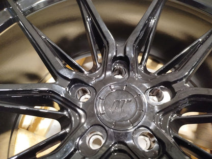 Japan Racing Complete Sets Alloy Wheel 20" x 10" ET24 5x112 - Black