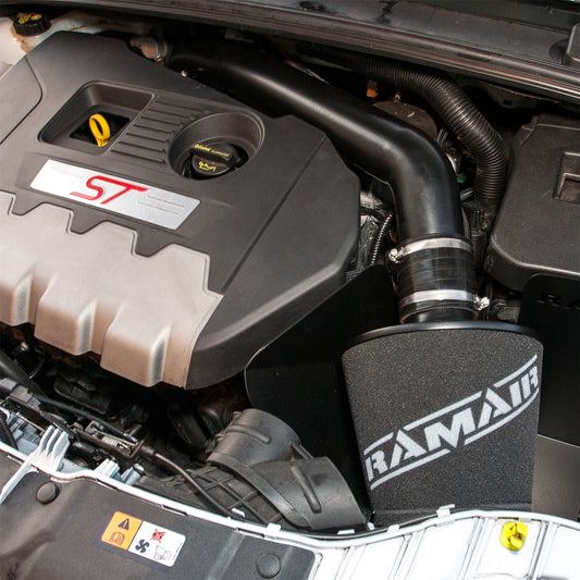 Ramair Air Filter Heat Shield Crossover Hard Pipe Induction Kit Ford Focus ST 250 MK3 2.0T 2015 onwards