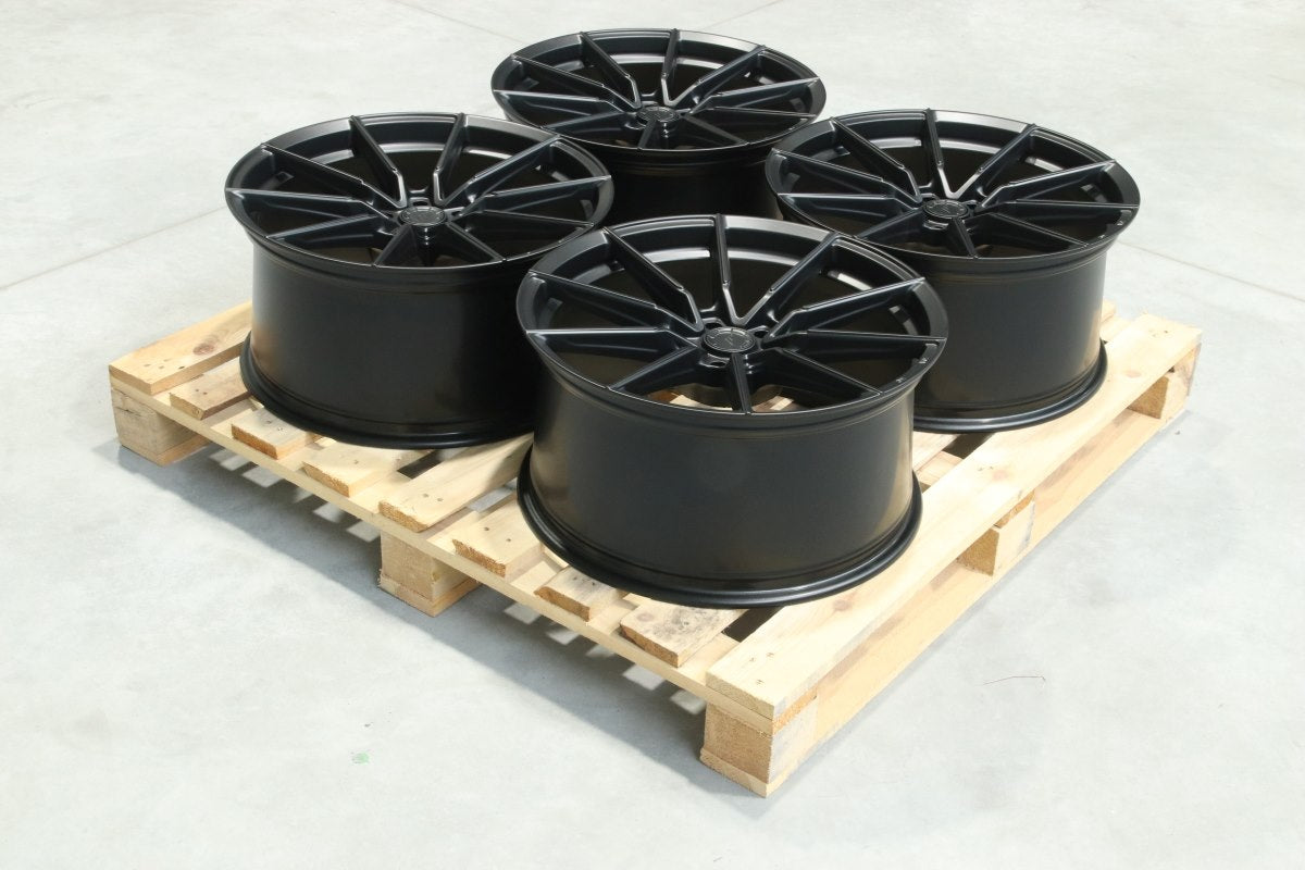 Japan Racing Complete Sets Alloy Wheel 20" x 10" ET30 5x112 - Matt Black