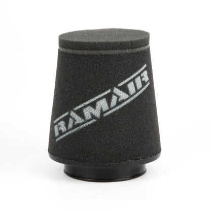 Ramair Cone air filter - Universal - 80mm ID Neck - Offset - Length 157mm
